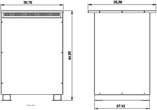 Isolation Transformer general dimensions